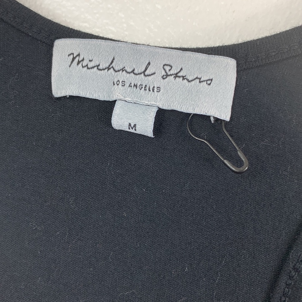 Michael Stars Black Racerback Midi Dress - Picture 5 of 7